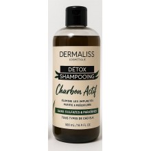 DERMALISS SHAMPOOING DETOX CHARBON ACTIF 500 ML