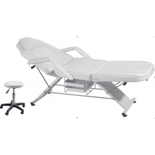FAUTEUIL RELAX REF 171 BLANC + TABOURET