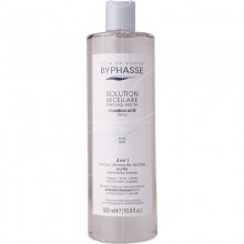 Byphasse Solution Micellaire Démaquillante Charbon Actif 500 ml