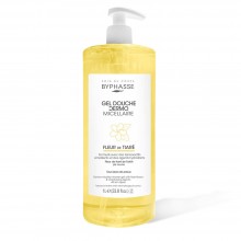 Byphasse Gel Douche Dermo Micellaire Fleur de Tiaré 1L