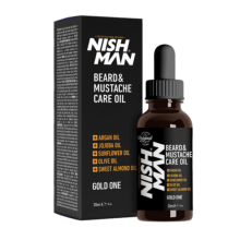 Huile de soin pour barbe et moustache NishMan 30 ml