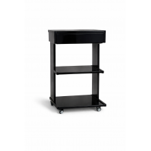 Guéridons en bois 3 etagéres avec tiroir